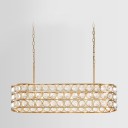 Loft Industry Modern - Beads Oval Chandelier